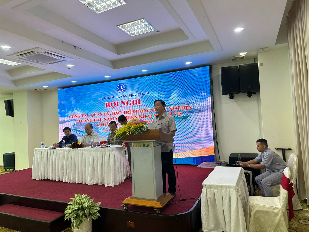 Cục Đường thủy nội địa Việt Nam sơ kết công tác quản lý chất lượng các công trình quản lý, bảo trì thường xuyên đường thủy nội địa 6 tháng đầu năm 2023